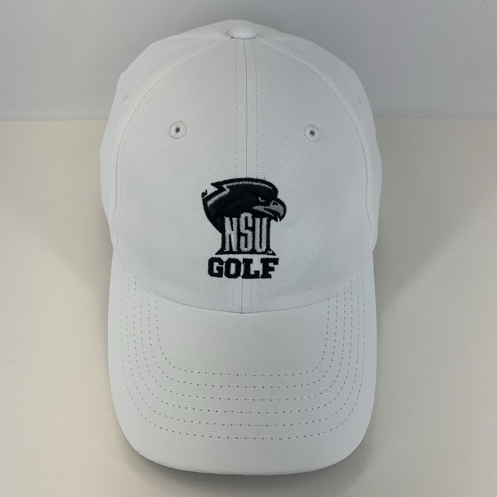 NSU Golf Hat Tahlequah Oklahoma White Adjustable OSFA Imperial Baseball Cap